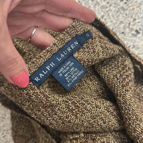 Ralph Lauren Italian yarn linens cotton blend dress small s mini - Picture 5 of 8